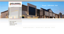 Desktop Screenshot of hollander-properties.com